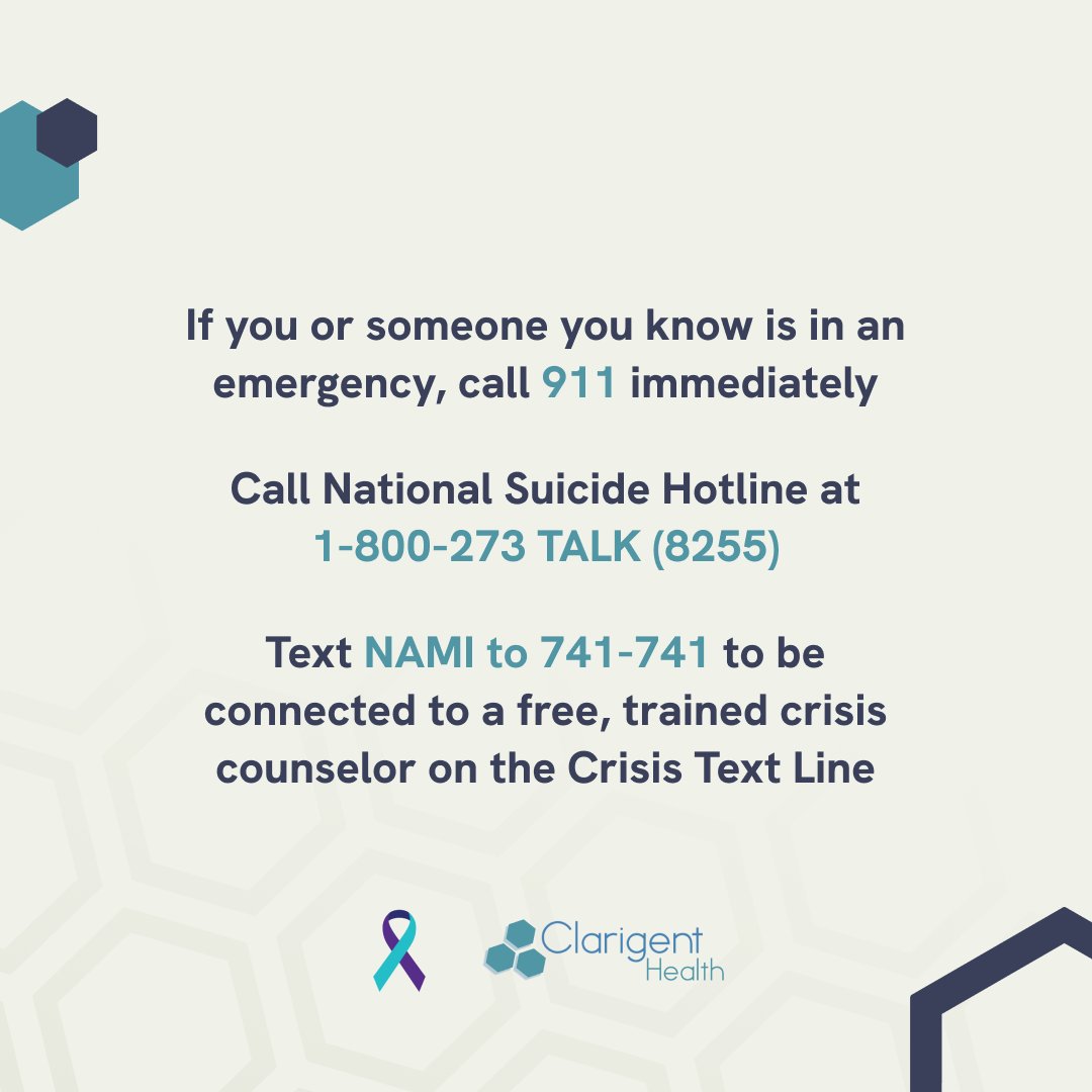 ClarigentHealth's tweet photo. Today is #WorldSuicidePreventionDay and we are all in this together. #betheoneto make a difference! https://t.co/IpGP8zLE3a