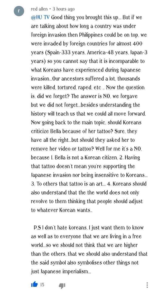 pissedoffimmad's tweet photo. On pooooint! #cancelkorea https://t.co/aHeAM0F4EJ