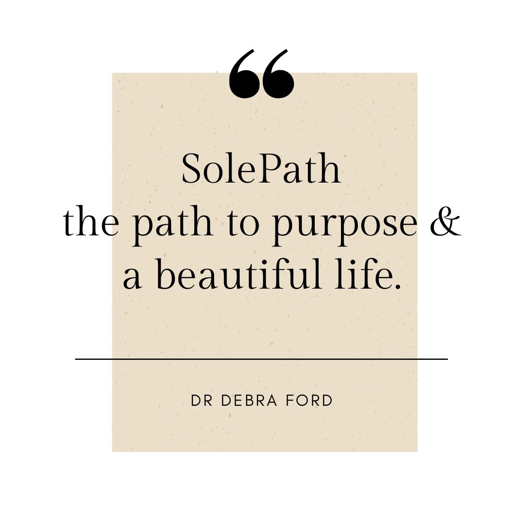 SolePathAnswers's tweet photo. SolePath, the path to purpose and a beautiful life. - Dr Debra Ford
#solepath
#yycbusiness
#getyoursolepath
#beautifullife
#purpose https://t.co/yVuP5awGH1