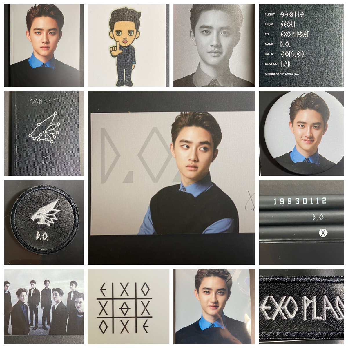 echo0401's tweet photo. #도경수 #엑소 #디오 #EXO #DO #엑솔루션 #EXOlution #콘서트굿즈 #패신저키트 #디오여권 #디오노트 #디오연필 #디오탑승권 #디오피규어카드 #디오엘홀더 #엑소포카 #엑솔루션자 #디오핀버튼 #디오와펜 #엑소와펜 #초능력엠블럼 https://t.co/yknBwY1ASy