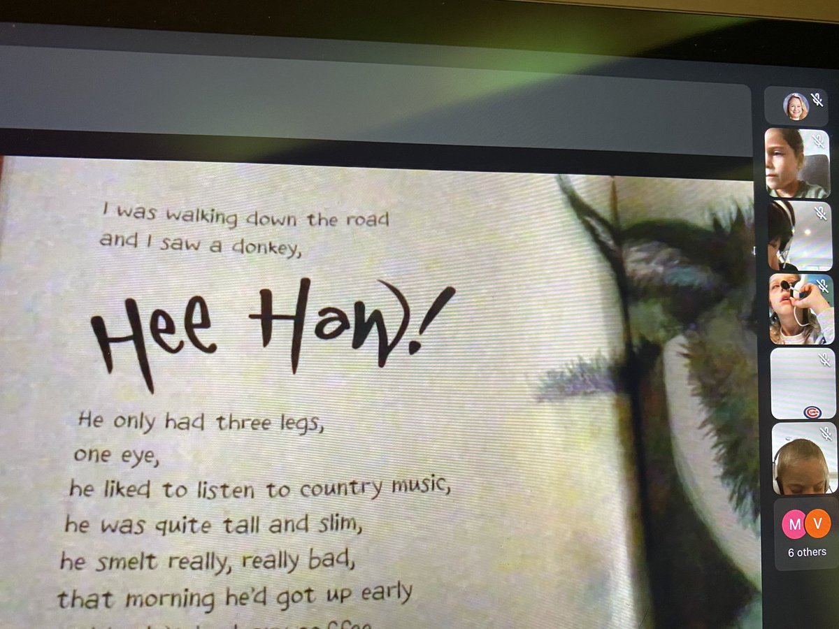 Wow! These kindergartens have it going on! They were amazing in their first library class today! We were able to do 2 stories. <a href="/MissQuinn67/">Jessica Quinn</a> you have been doing an amazing job, along with <a href="/KisselburgJ67/">Jenny Kisselburg</a> <a href="/jbodine67/">Jennie Bodine</a> thank you! #cherokeeinspires #findingjoy67 #LibrariesFromHome