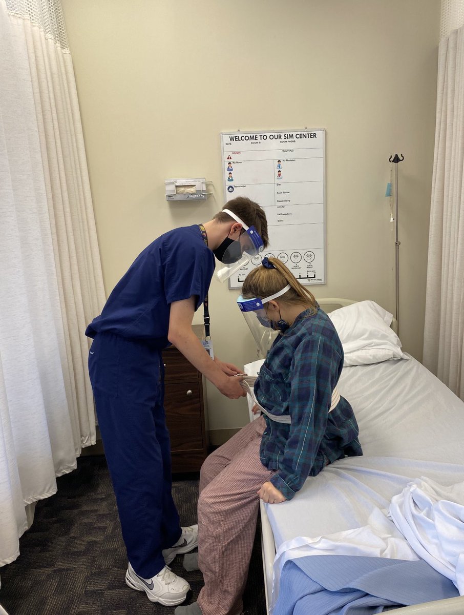 MaraBanfield's tweet photo. What an exciting week in Allied Health and Pre-Nursing! We had some team building activities and Simulated STNA! @jcene2019  @PrincipalZ  @marina13_s  @MCCTCcbi  @STEMAcademy2 @CoachCampbell75 https://t.co/SBSYrVUi1p