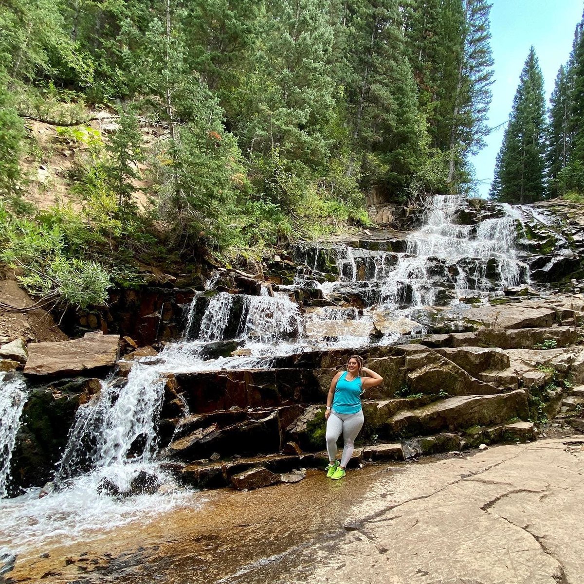 VisitUtah's tweet photo. Gloria Falls in #LittleCottonwoodCanyon makes for a nice day hike with beautiful waterfall views. #VisitUtah

📸: @KrystalGuerra https://t.co/9Hm26UJZ9J