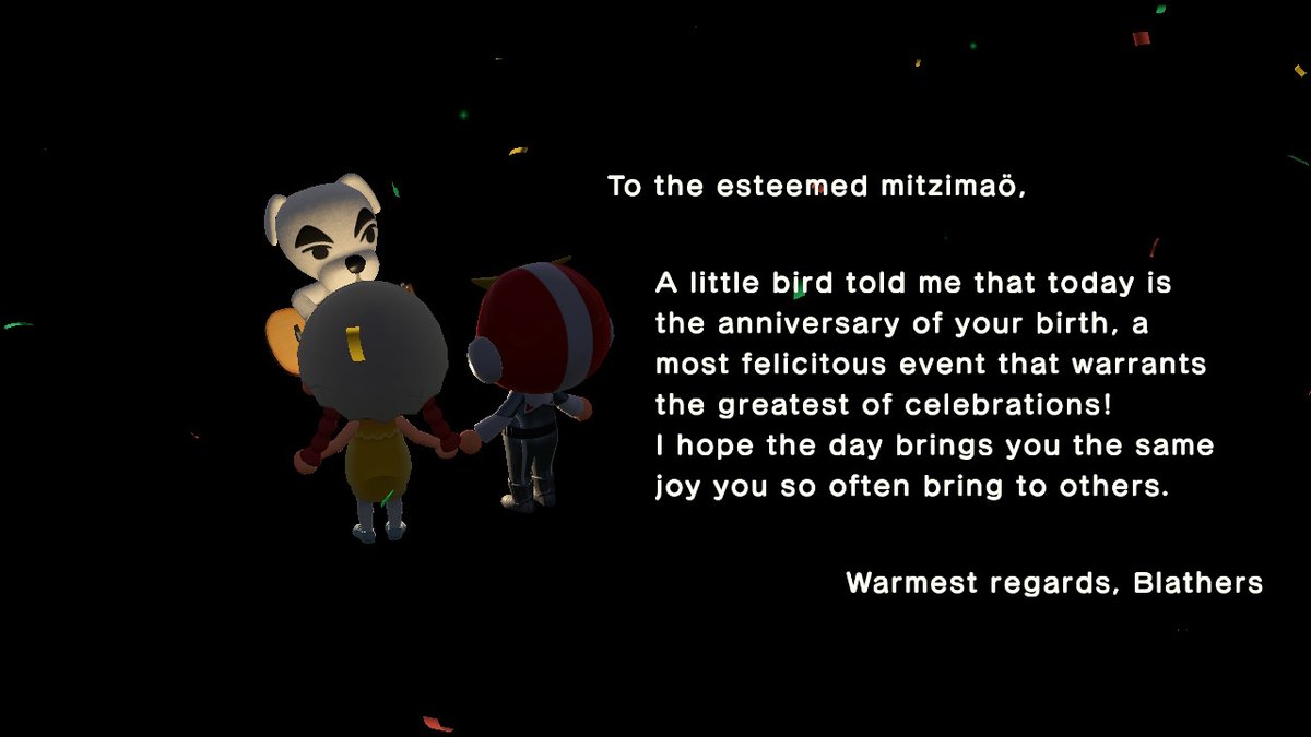 ac_pichipao's tweet photo. happy birthday my special human bean!!!! @joshdoitt
#AnimalCrossing #ACNH #NintendoSwitch https://t.co/Qns06jw5kU
