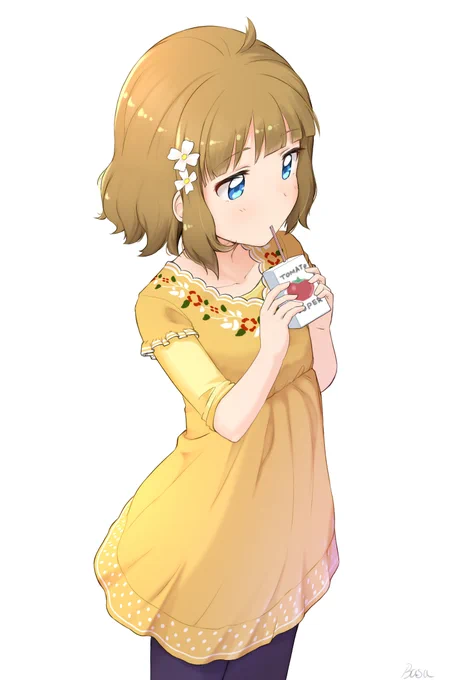 朝起きるまでにリプで描く絵が決められてるタグのやつ
ももこ!
とまと 