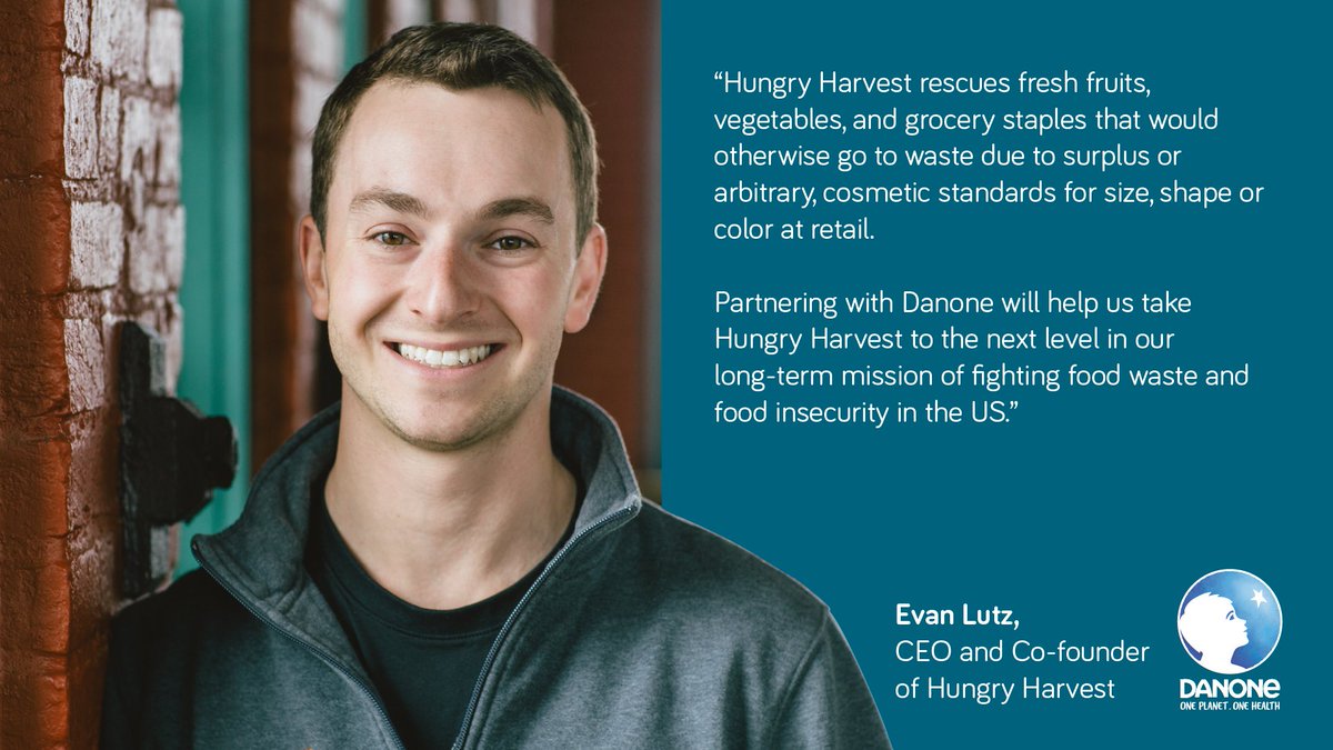 Danone Manifesto Ventures invests in <a href="/HungryHarvest/">Hungry Harvest</a>, a farm to doorstep produce delivery start-up aimed at eliminating food waste and ending hunger. A partnership that will amplify access to affordable and nutritious produce in the U.S. 📦bit.ly/32g9XAC