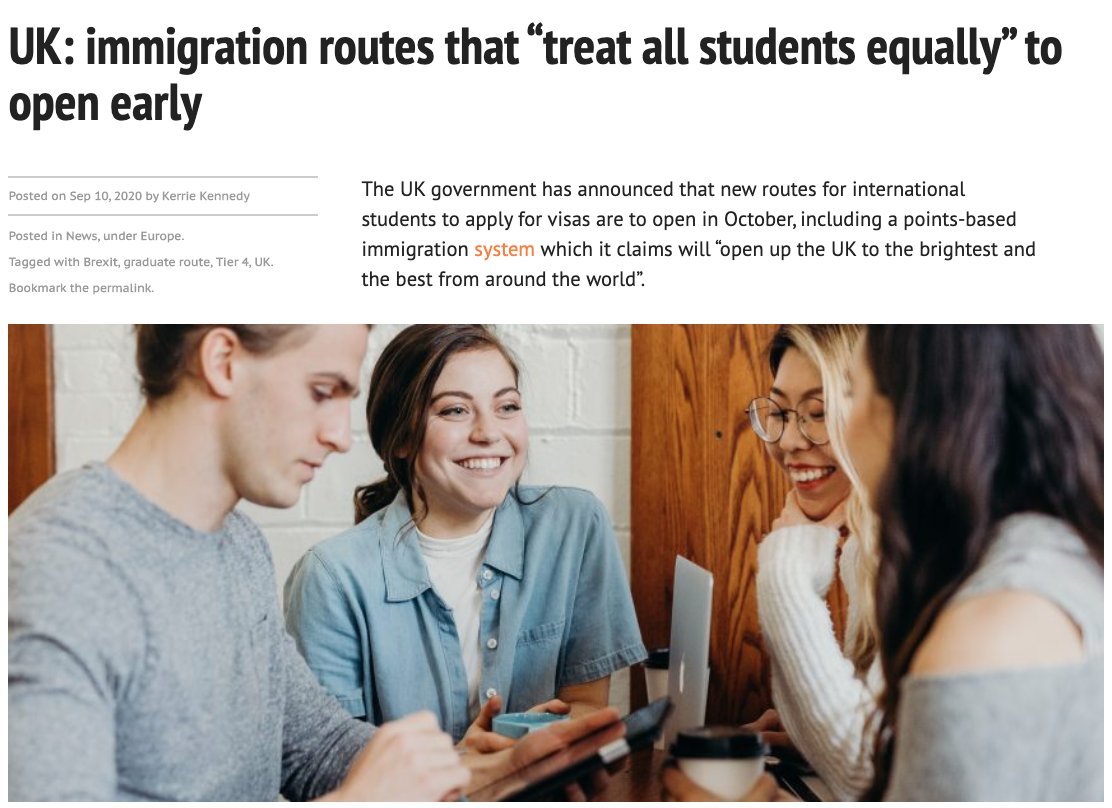 The UK government has announced that new routes for international students to apply for visas are to open in October. 

Read more: thepienews.com/news/uk-immigr…