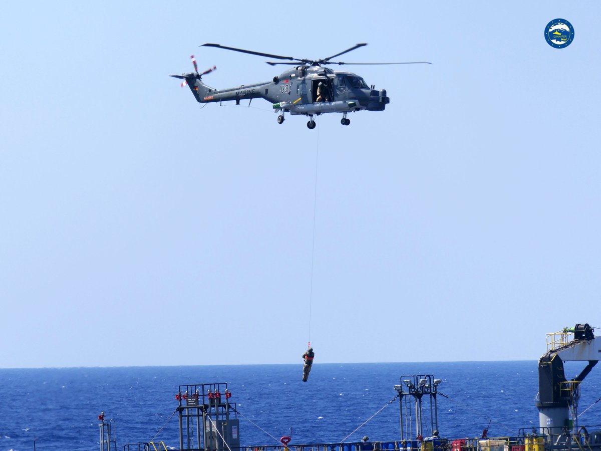EUNAVFOR_MED's tweet image. Operation #IRINI inspected the MV Royal Diamond 7 for a suspected violation of the #UN #ArmsEmbargo #Libya. The #MV was carrying Jet fuel, likely to be used for #military purposes, now MV is diverted to a port of European Union for further investigation. 👉cutt.ly/gfT4YGm