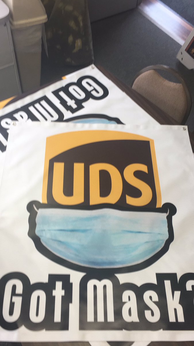 Reminding everyone to protect themselves, their co-workers and the public.  #gotmask ?