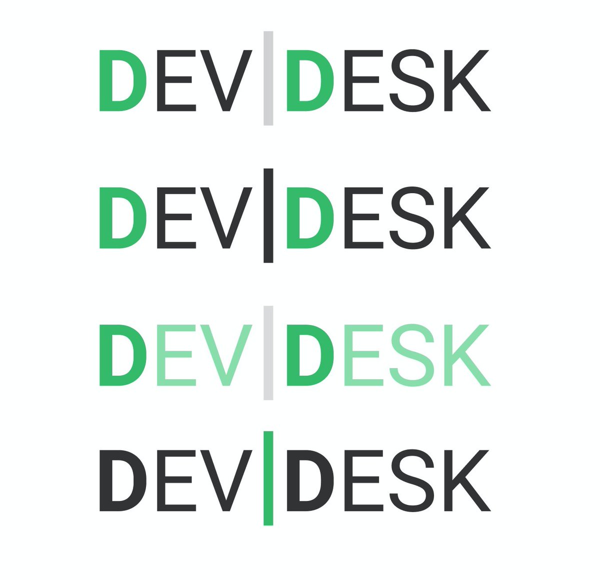 jamesqquick's tweet photo. Need a simple logo for #DevDesk. What do you prefer? https://t.co/COXA88jNYB