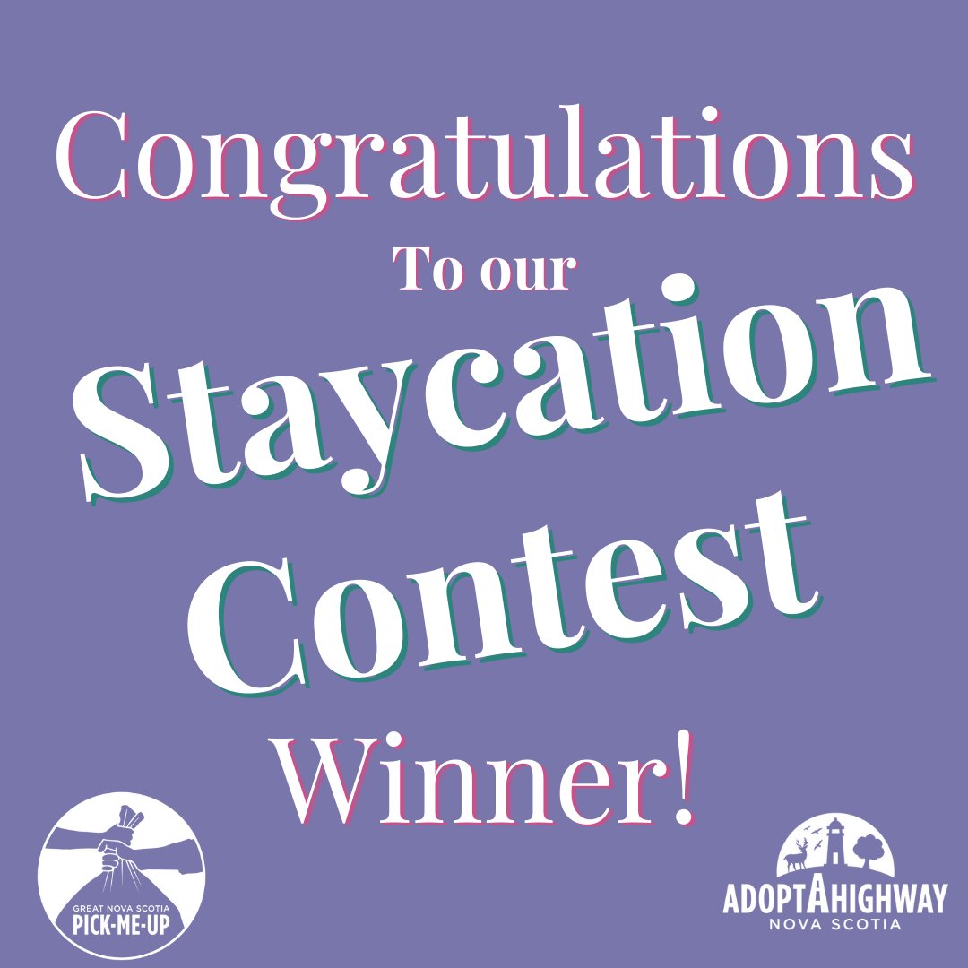 nspickmeup's tweet photo. Congratulations to our Staycation Contest winner: 

The Garbage Patch Girls!

Enjoy your night away in beautiful Truro, Nova Scotia!

#GladToCleanup #NSAdoptAHighway #NSPickMeUp #CleanCanadaTogether #ThankYou #NoMoreLitter https://t.co/6165dn4KrB
