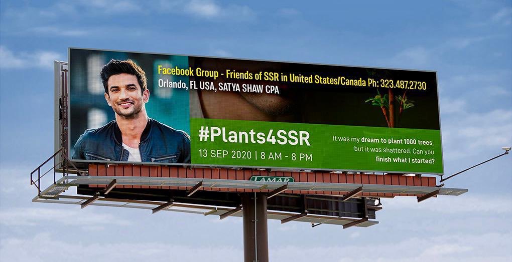 shwetasinghkirt's tweet photo. #Plants4SSR 🙏 https://t.co/Rnz0czFCJT