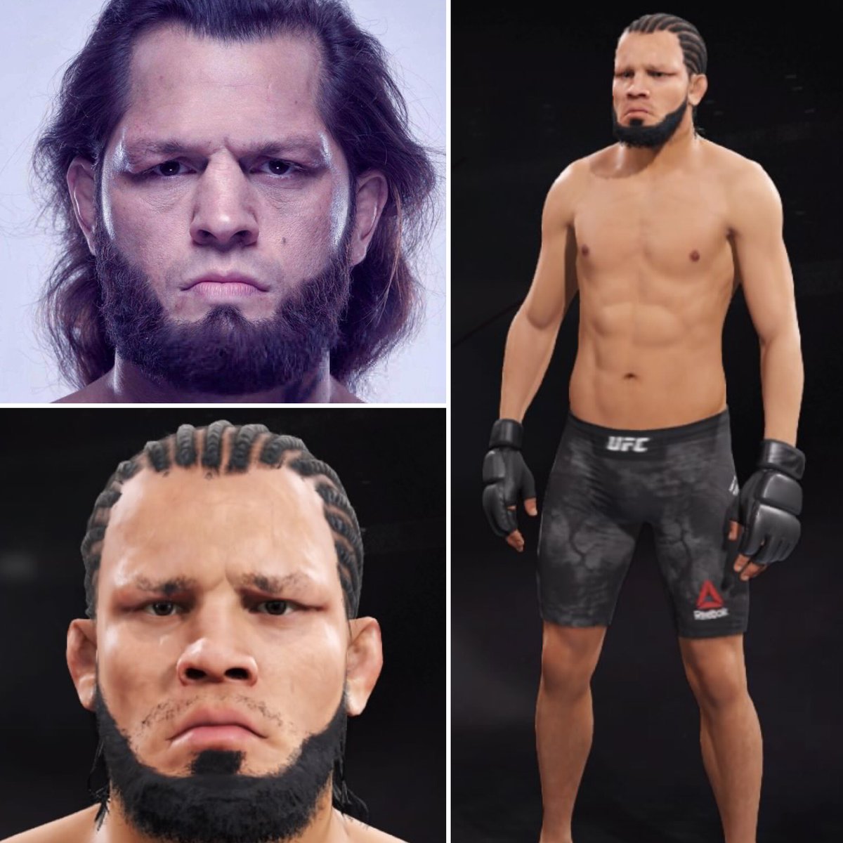 player_create's tweet photo. Latest UFC 4 CAF: Nate Masvidal! #bmf #bmfbelt #createaplayer #ufc4caf #ufc4createdfighter #natediaz #jorgemasvidal #masvidaldiaz #baptism #threepieceandasoda #traintokill #theresurrection #gamebred https://t.co/K4nBEFvobm