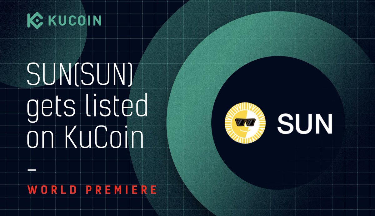 1⃣ Farm #SUN on Pool-X
2⃣ Trade on #KuCoin
3⃣ Cash Out on #KuCoin Fiat Trade

One place to complete all! And we are giving away $500 in $SUN to celebrate the SUN listing

✅ Follow <a href="/kucoincom/">KuCoin</a> &amp; <a href="/defi_sunio/">The Trader</a>
✅ RT
✅ Tag 3 friends

We will pick 10 winners to get $50 each on Sep 15