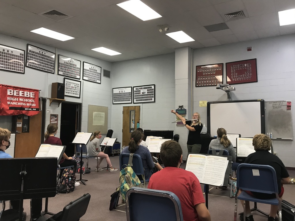 BeebeJuniorHigh's tweet photo. Ms. Allie Simmons and her 2nd period 7th grade flute and saxaphone players are working hard to increase their musical skills, and this group of artists sounds great today!  #BPRD #BetterthanBefore @BeebeBands https://t.co/tU2ngnEs42