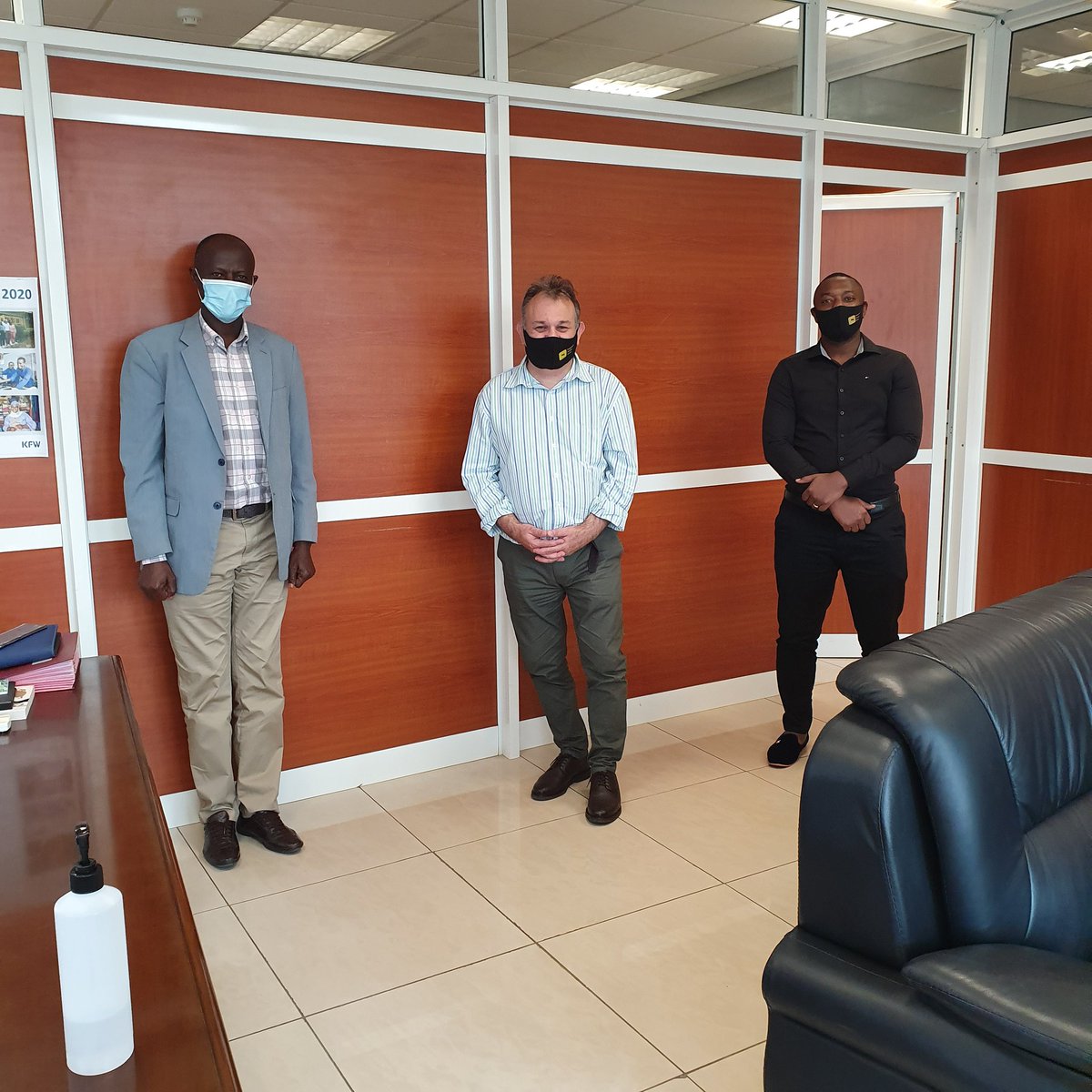 Good to spend time with <a href="/JKangwagye/">Justus KANGWAGYE</a> <a href="/GovernanceRw/">Rwanda Gov Board</a> today and update him on <a href="/Shibuka2020/">Shibuka</a> progress with Interim Legal Representative <a href="/pacifiqngabo/">Pacifique Ngabo #inkotanyi</a> Always great to receive his advice and encouragement. Sir, we will continue to make you proud. Be proud of him <a href="/UstaNcusta/">Usta Kaitesi</a>