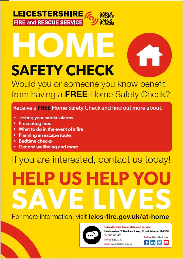 FallsUhl's tweet photo. Today we think about #FallsSafety when patients go home. Leicestershire Fire and Rescue Service offer a free Home Safety Check, that includes falls safety. Do you know anyone who would benefit? @Leic_hospital @uhl_DOE @LeicsFireRescue @LFRS_CommSafety @UHLfox @nag2710 https://t.co/B1DXK47fFj
