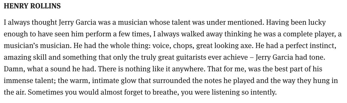 DeadsoundApp's tweet image. Henry Rollins, unlikely Dead fan. We are everywhere etc.