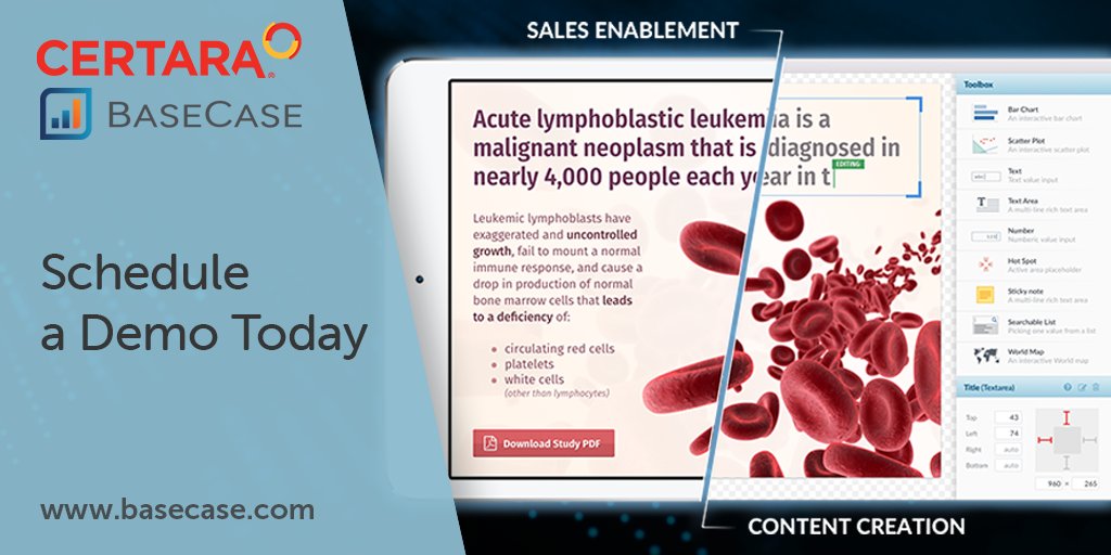 BaseCase_Global's tweet image. The best way to learn about #BaseCase is to see it in action! Schedule your live demo now: bit.ly/2WKH9vc

#LifeSciences #ValueCommunication #HEOR #MarketAccess #PayerEngagement