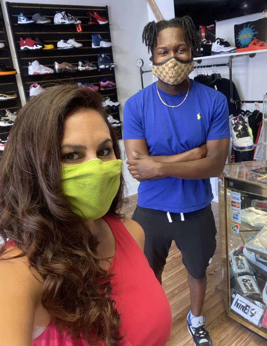 He’s just 20-years-old and already owns a small business in the heart of Downtown Raleigh! Just finished speaking with him at #OneOfOne Boutique about the push to support black-owned small businesses right now. #ABC11 #BlackDollarNC <a href="/ShopLocRaleigh/">Shop Local Raleigh</a>