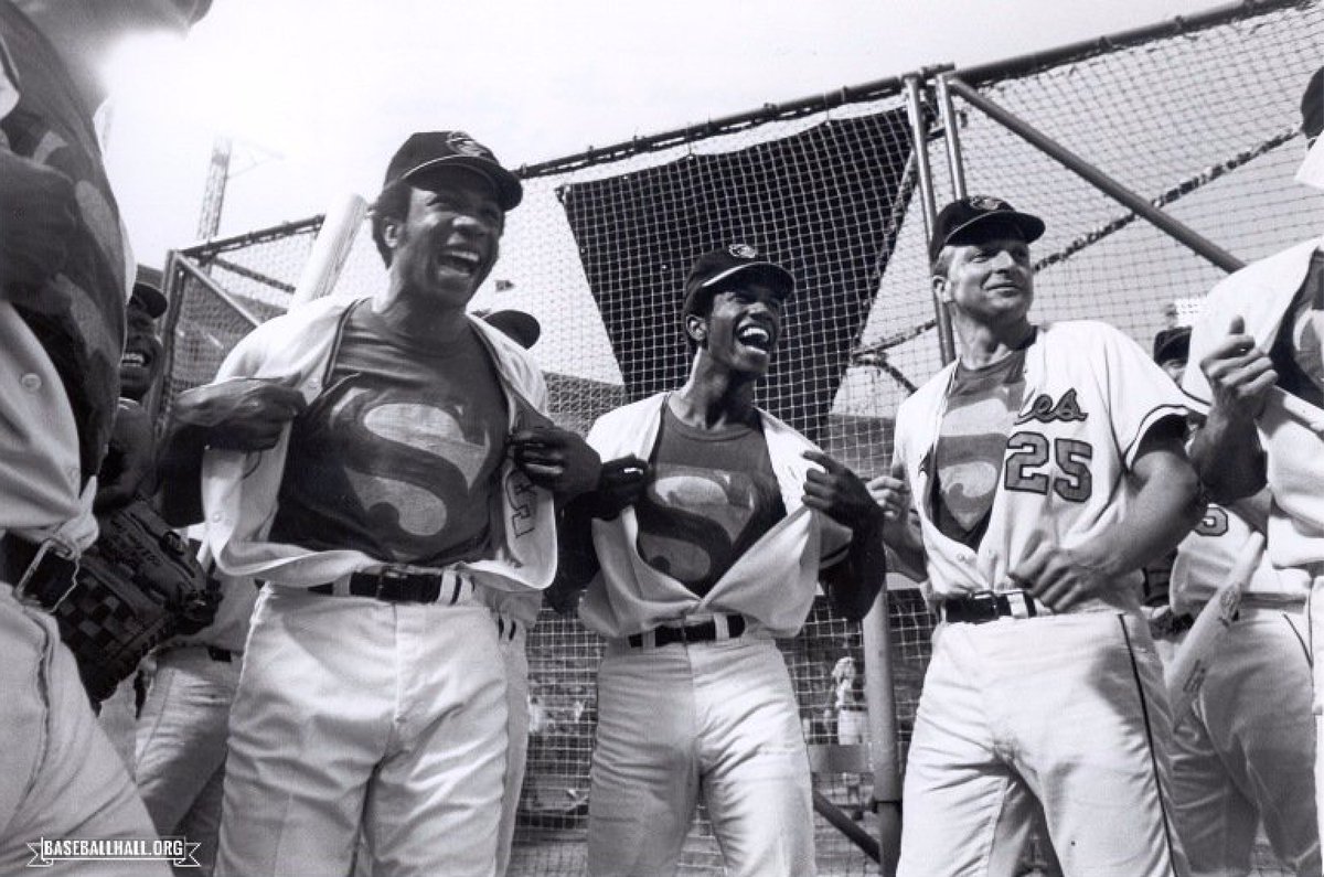 Earlier this season, Curt Blefary told his fellow #Yankees that his former #Orioles teammates "don’t have big red 'S’s' under their shirts” and could be overtaken. The O's got wind of the story, and with their magic number now at 11 games, showed Blefary they are indeed Supermen.
