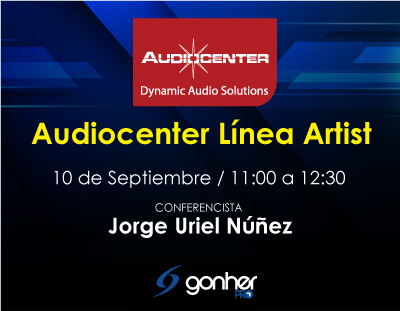 Los invitamos a la conferencia del día de hoy presentaremos la nueva línea Artist de Audiocenter.

Sigue la transmisión desde nuestro facebook para conocer todos los detalles.