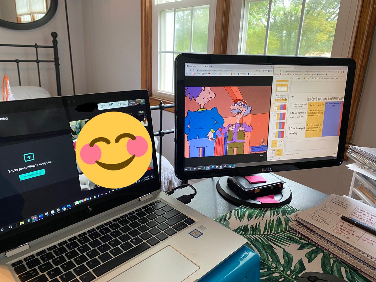 MrsPassmoreBCPS's tweet photo. We might be virtual, but I still had to teach my favorite Standards for Mathematical Practice lesson using the Rugrats! @LyonsMill @bkobett https://t.co/oBfIRIBlSW