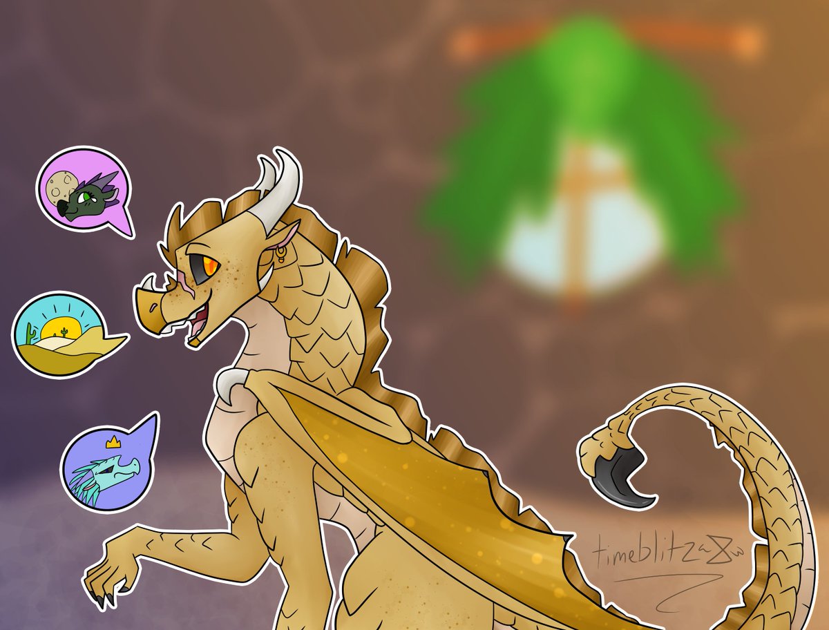 tiimeblitz's tweet photo. POV: You are Turtle and Qibli is gushing about all his favorite things #wofcharaweek #wingsoffire #dragon #digitalart https://t.co/4q3cWGV7Wh