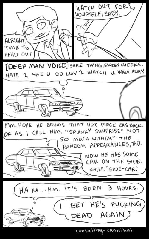 no matter how dark the content of the show itself, i've made it my mission to make the sunday funnies goddammit