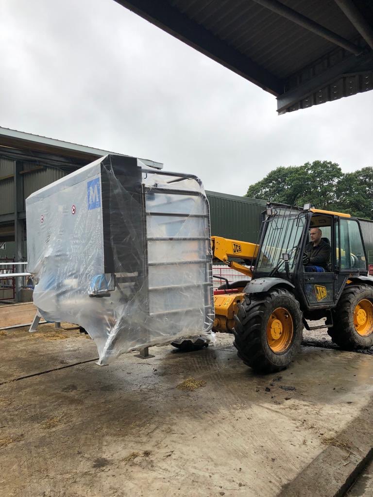 McCaskieLtd's tweet photo. Single @FullwoodPackoUK #m2erlin delivery this week looking forward to getting going with this one. Complete transformation on this farm #roboticmilking #onestopshop #teamdairy https://t.co/dJLabbOp8n