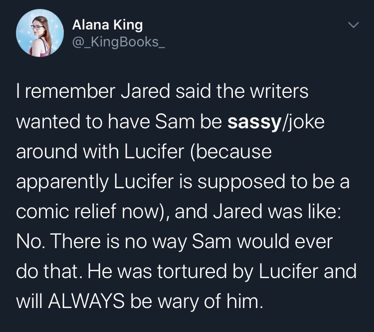 him being protective over sam 