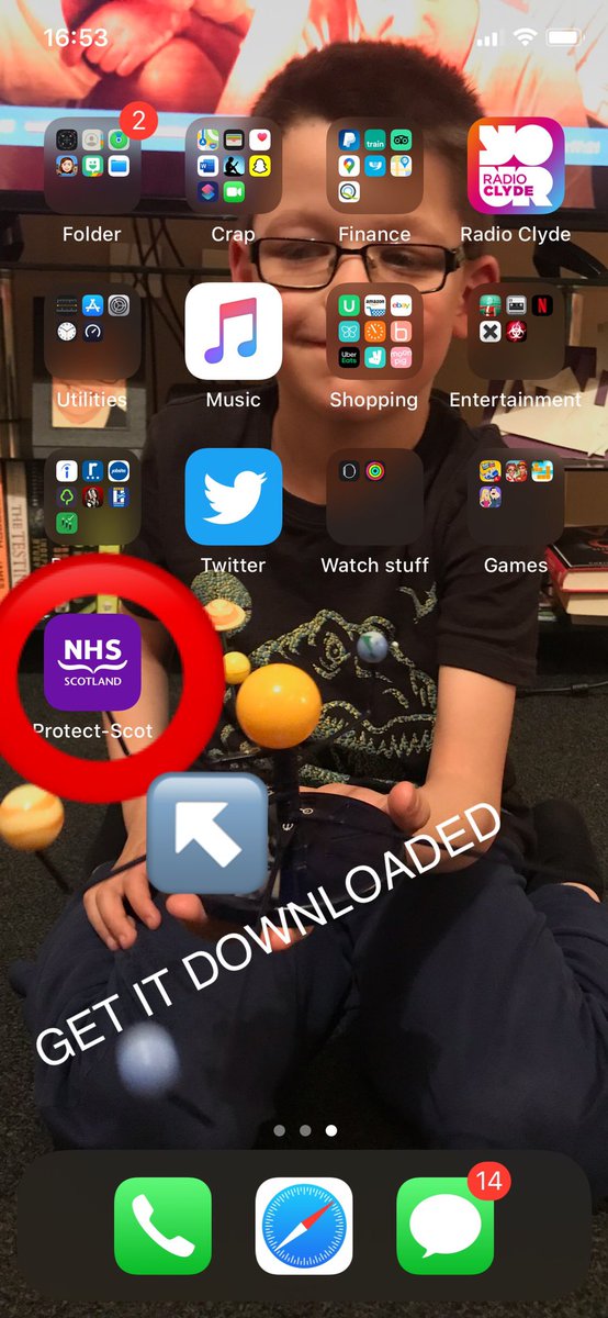 Do your bit and download the #SNHS #TestAndProtect APP