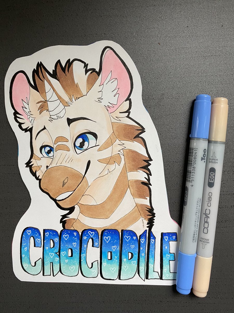hotcacaobean's tweet photo. Some recently completed fursona badges that were commissioned on Instagram ✨ #furry #furryart #furryartist #copicmarkers #fursonabadge #fursona #oc #ocart https://t.co/yunSfZRzyz