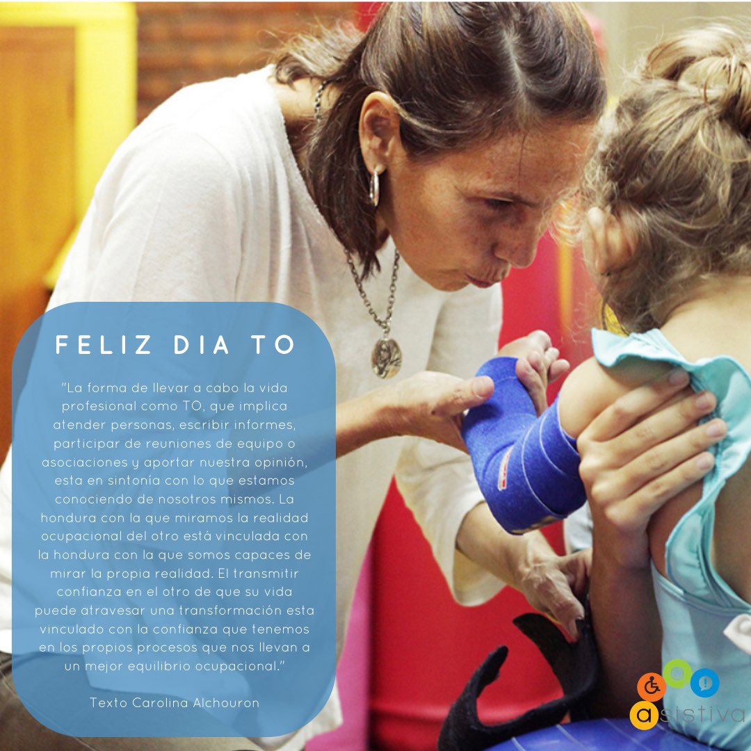 Feliz día del Terapista Ocupacional