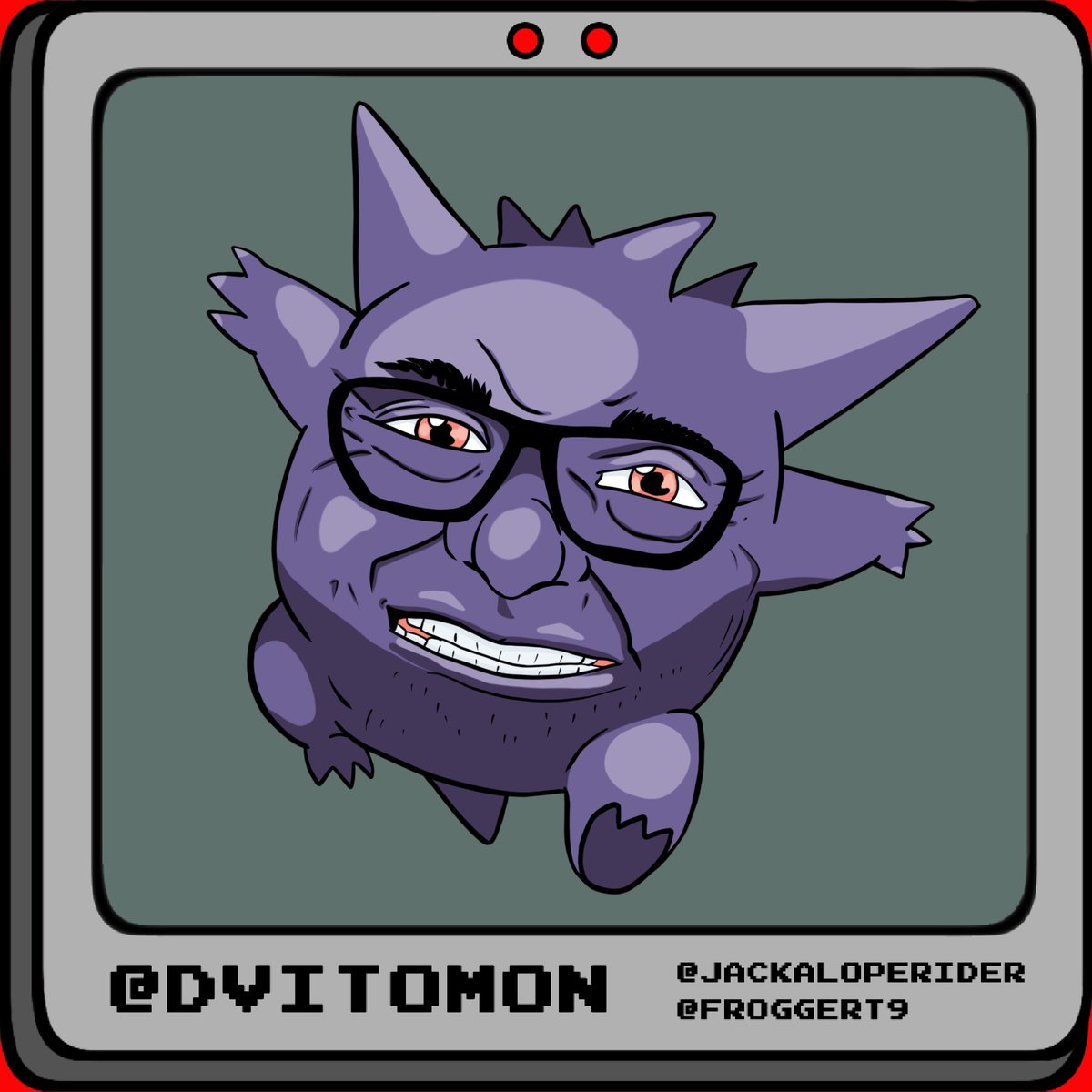 DeVitomon's tweet photo. Under a full moon, this POKéMON likes to mimic the shadows of people and laugh at their fright.
#DeVitomon
#DannyDeVito
#Pokemon https://t.co/qNhJTgsdEI