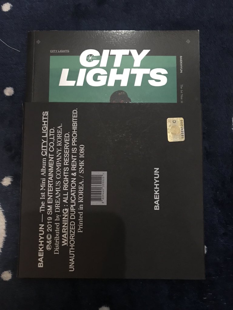 ‼️ 9.9 SALE ‼️

BAEKHYUN CITYLIGHTS NIGHT VER.
CD + PB + Lyric Book only

P129.00 + lsf

DM FOR INQUIRIES
#BaekhyunCityLights #Baekhyun