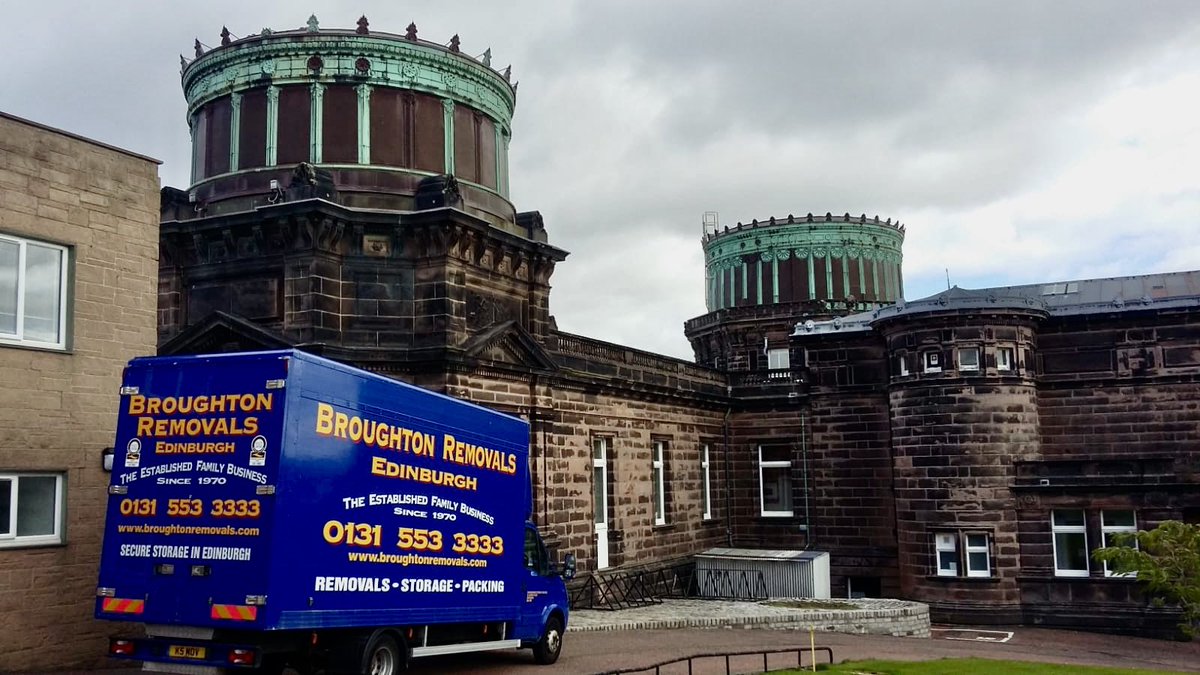 Broughtons1970's tweet photo. Moving with the stars... ✨ 

You may have ‘observed’ our vans @RoyalObs in recent days. A pleasure to help! 

#movingwiththetimes https://t.co/jiAeUnrbtM