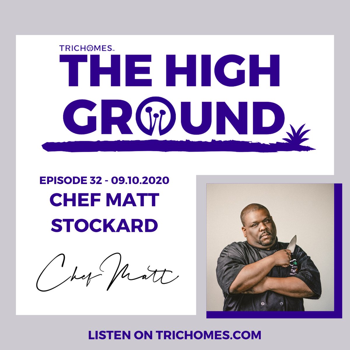 TrichomesDotCom's tweet photo. On today's episode Jesse talks with Chef Matt Stockard, a widely recognized premier chef within the cannabis industry. Listen to the full podcast on TRICHOMES: https://t.co/7tmIzqZ1BW
#TRICHOMES #clarifyingcannabis #chefmatt #MattStockard #cannabisinfusedfood #CBD #cookingclasses https://t.co/AwZOe2obLK