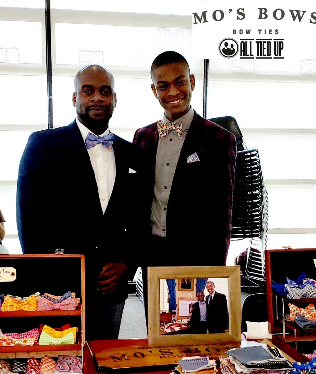 armandthevoice's tweet photo. It was an honor to meet Daymond John's Protégé from Shark Tank, Moziah Bridges Founder of Mo’s Bows! 
#MosBows
#alltiedup https://t.co/LHiBCnrqdu