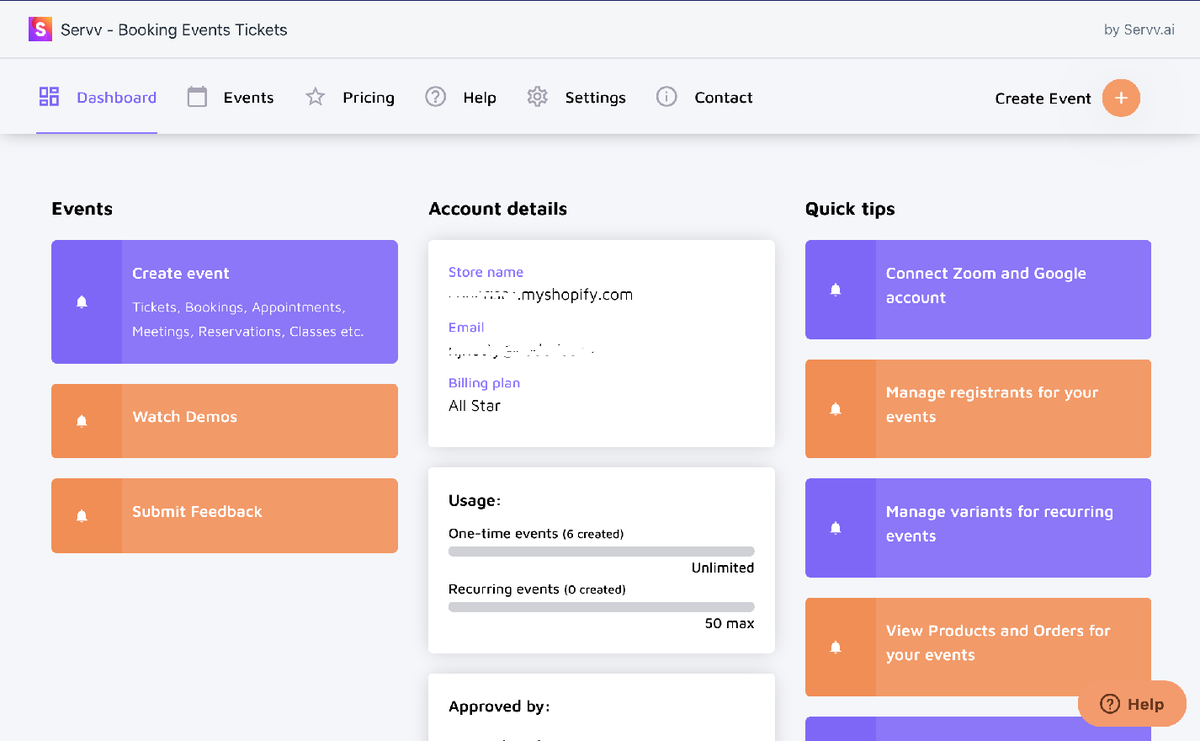 servv_ai's tweet photo. Here's the first look of Servv Dashboard ☺️
If you like it, please click 'Retweet' or 'Comment'
Download now - https://t.co/gserDisxOu
#servv #servvai #shopify #zoom #google #integration #live #shopifyapp #ZoomApp #ecommerce #online #stores #classes #yoga #fitness https://t.co/GpTKdDbIjO