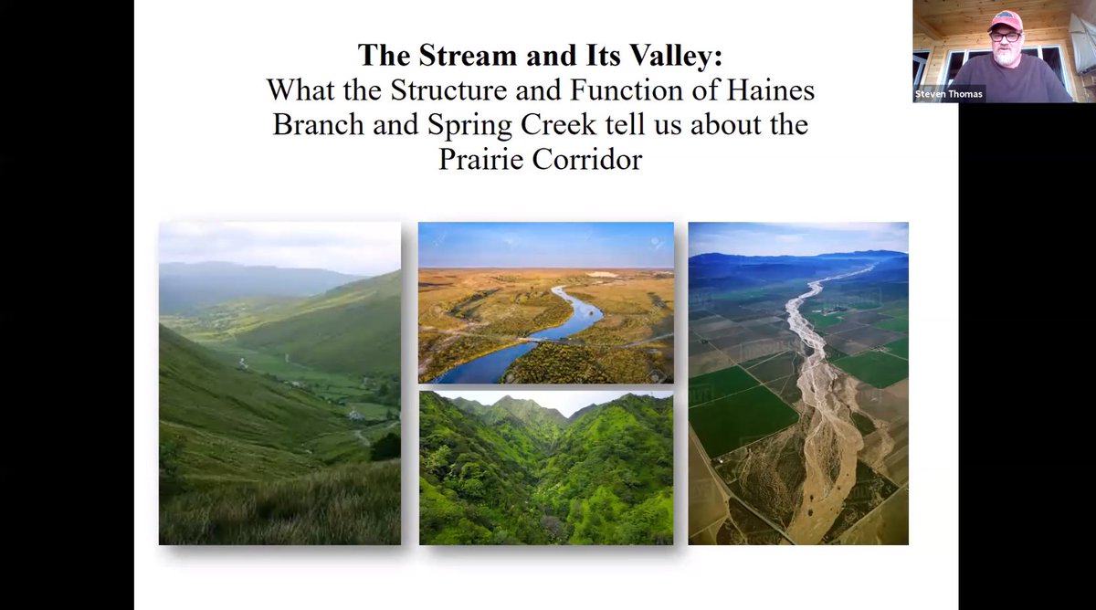 PrairieCorridr's tweet photo. The seventh seminar of UNL SNR's summer series featured Steve Thomas as he discusses the ecology of streams and watersheds in the prairie. Recordings of this and all other seminars can be found on https://t.co/lekqhwN3PR https://t.co/ofch7nj3tL