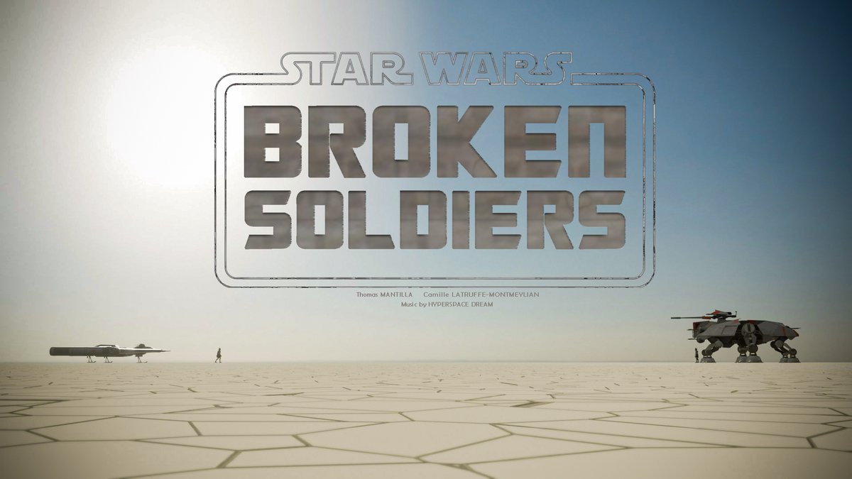 InstantStarWars's tweet photo. STAR WARS - BROKEN SOLDIERS
Notre très court métrage est maintenant disponible !
N'hésitez à RT et partager ça ! ENJOY
https://t.co/kqR53yp68M
#BrokenSoldiers #LInstantStarWars #StarWars #BackOnYoutube https://t.co/3rxO3G096x