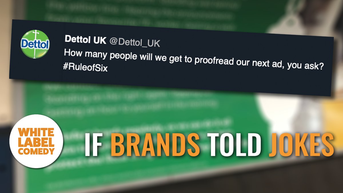 Topical comedy is only risky when brands don’t know what they’re doing! Here are 4 relatable jokes we’ve written today to show how <a href="/DisneyPlusUK/">Disney+ UK</a>, <a href="/KFC_UKI/">KFC UK</a>, <a href="/GordonsGinUK/">Gordon's Gin</a> and #dettol could do it right.

#Ruleof6 #RuleofSix #CovidUK