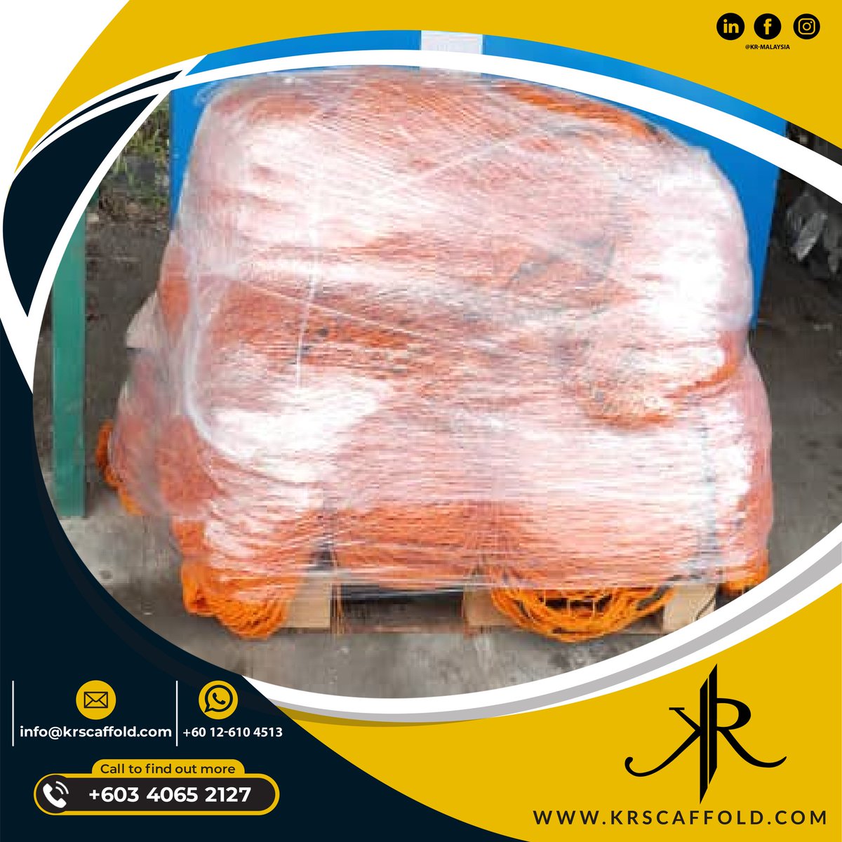 Khas Netting Successfully delivered an order for #Construction Heavy Duty Safety ...