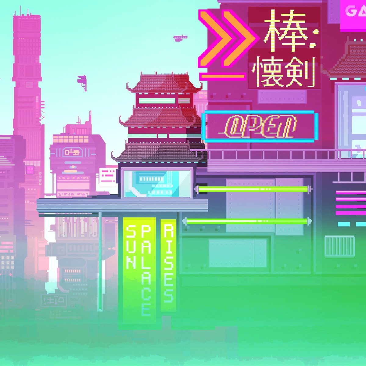 FrancescaDeVivo's tweet photo. Throwback Thursday to a project from 2016: The Rail Runner by @BenfontLtd
I had such a blast working on this game!
#cyberpunk #pixelart #pixelcesca https://t.co/FvgjH2OAJO