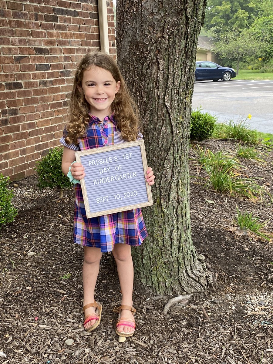 Can’t believe she is in Kindergarten! She’s ready for a fun year ahead!