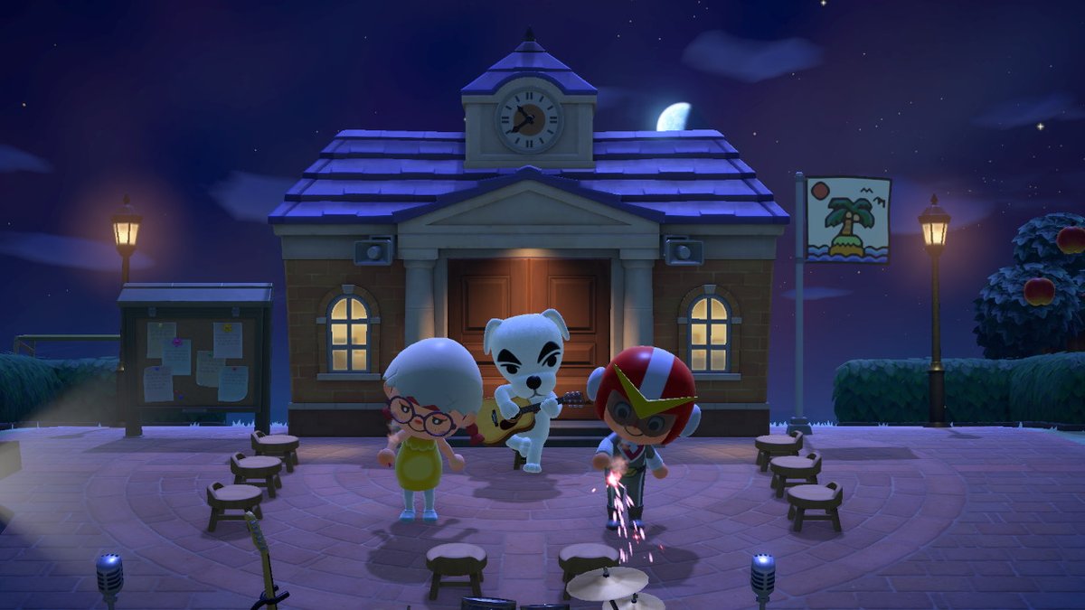joshdoitt's tweet photo. kk concert with nicole #AnimalCrossing #ACNH #NintendoSwitch https://t.co/rwl3gShAzS