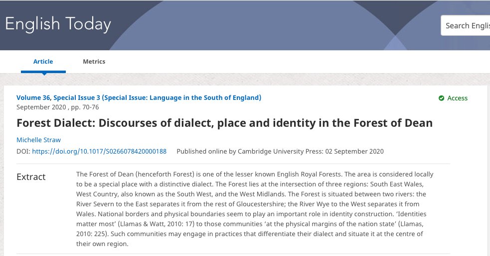 Forest Dialect tweet media