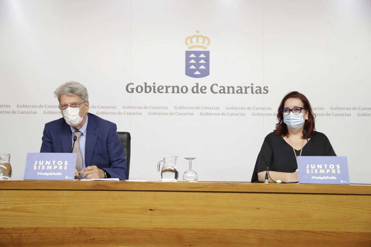 La consejera de @EducacionCan, Manuela Armas, confirma en la rueda de prensa celebrada tras el Consejo de Gobierno, que las clases comenzarán el 15 de septiembre de forma presencial en todas las islas