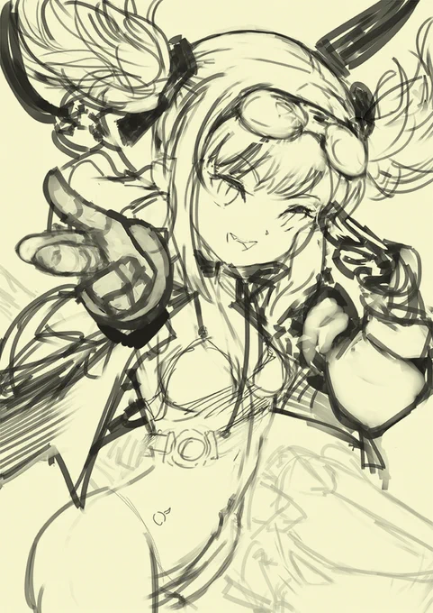 #アズールレーン #アズレン doodle/sketches, wip. 